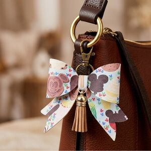Disney Parks Snacks  Bow Bag Charm Key Chain